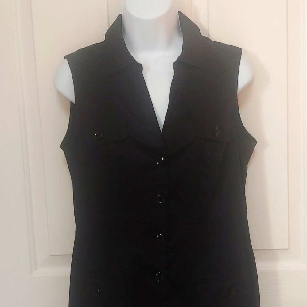 NWOT H&M black dress, size large